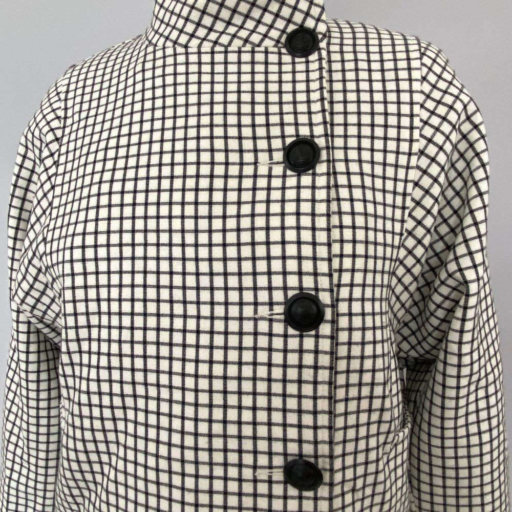 Cabi Cropped Windowpane Jacket/Blazer - image 3